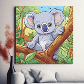 Koala Bear Children's Motif Painting by Numbers
